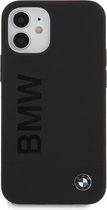 Zwart hoesje BMW - Backcover - iPhone 12 Mini - Big Logo