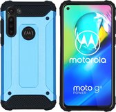iMoshion Rugged Xtreme Backcover Motorola Moto G8 Power hoesje - Lichtblauw