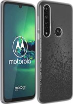 iMoshion Design voor de Motorola Moto G8 Power hoesje - Spetters - Zwart