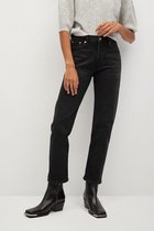 Mango Jeans Katoenen Rechte Jeans 87020532 Tn Dames Maat - W46