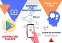 Illustratie van app downloaden, Bluetooth connectie, en het 'trainen als een pro' concept.