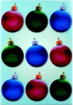 Pergamano 5 vellen A4 90gr code 62525 kerstballen 3 kleuren 1 motief