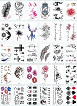 30 stuk Tattoo Sticker Gezicht Hand Mooie Body Art Nep Tatoo Tijdelijke Waterdichte Taty model I