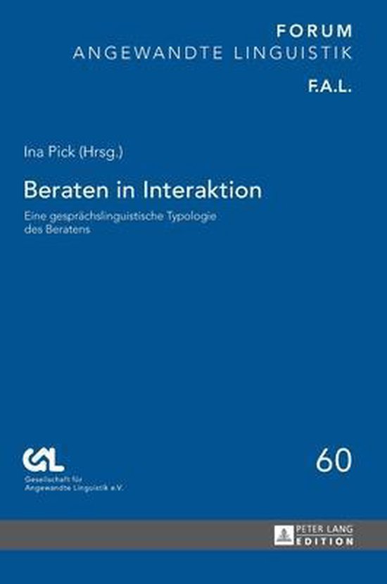 Forum Angewandte Linguistik - F.A.L.- Beraten in Interaktion - cover