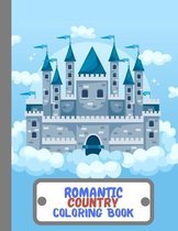ROMANTIC country coloring book