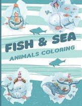 Fish & sea animals coloring