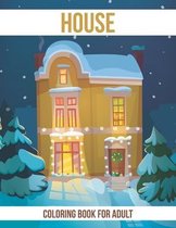 house coloring book for adult