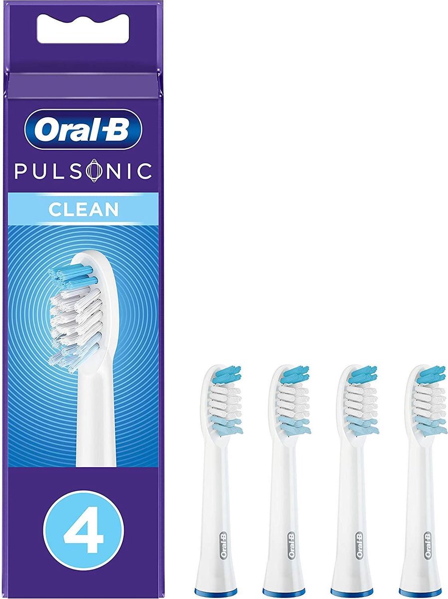 Oral-B Pulsonic SR32-4 - Opzetborstels - 4 stuks - Wit | bol.com