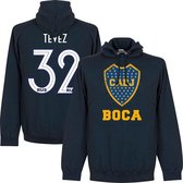 Boca Juniors CABJ Tevez 32 Hoodie - Navy - L