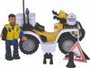 Simba - Brandweerman Sam Politie quad inclusief figuur - Speelgoedvoertuig - vanaf 3 jaar