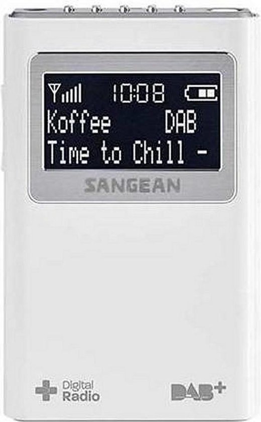 Sangean DPR-39 - Radio portable - Radio de poche avec DAB + et FM - Wit |  bol.com