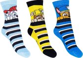 Paw Patrol Nickelodeon sokken per setje van 3 stuks. Jongens. Maat: 23-26.
