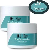 2X - Dr vd Hoog Poedermasker- soft scrub- 70 gram