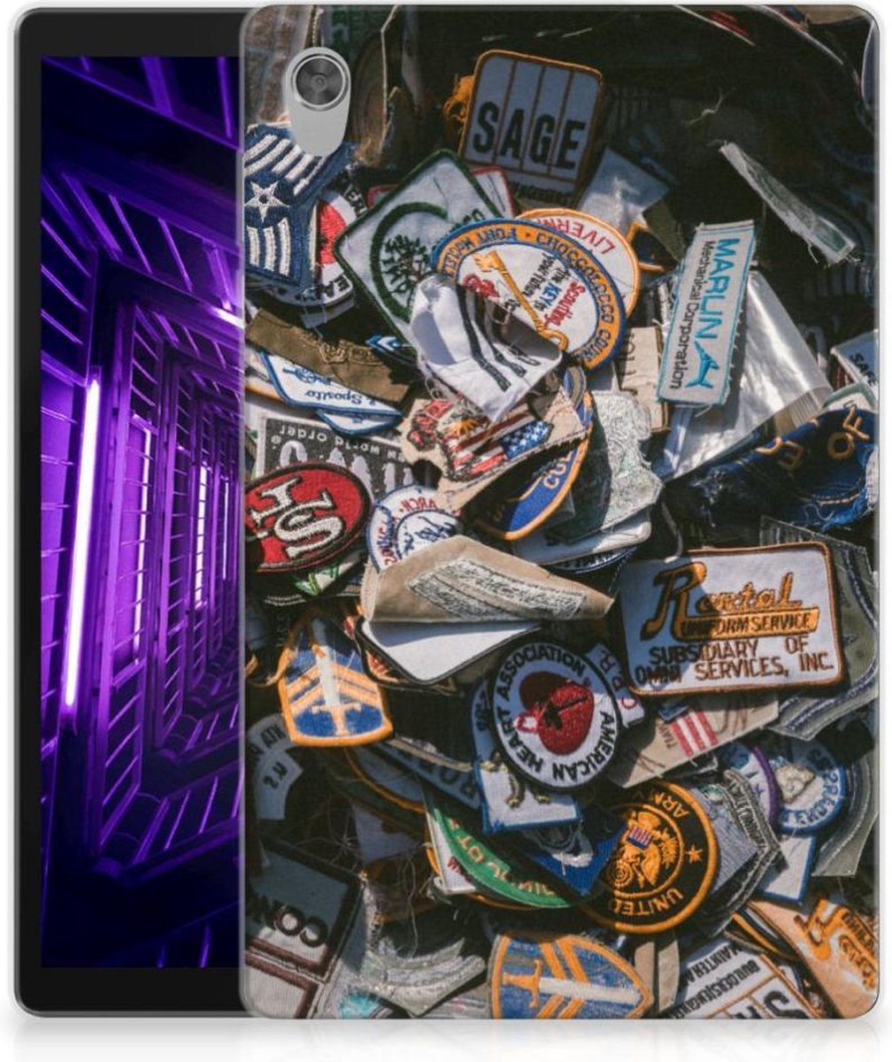 Lenovo Tab M10 HD (2de generatie) Tablet Backcover met foto Badges