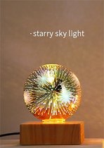 Apeirom Romantic Starlight 13cm Lichtbol - Sfeervol - Multi-colour - - LED - USB - Nachtlamp