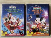 Mickey Mouse  kerstmis DvD's  2 stuks