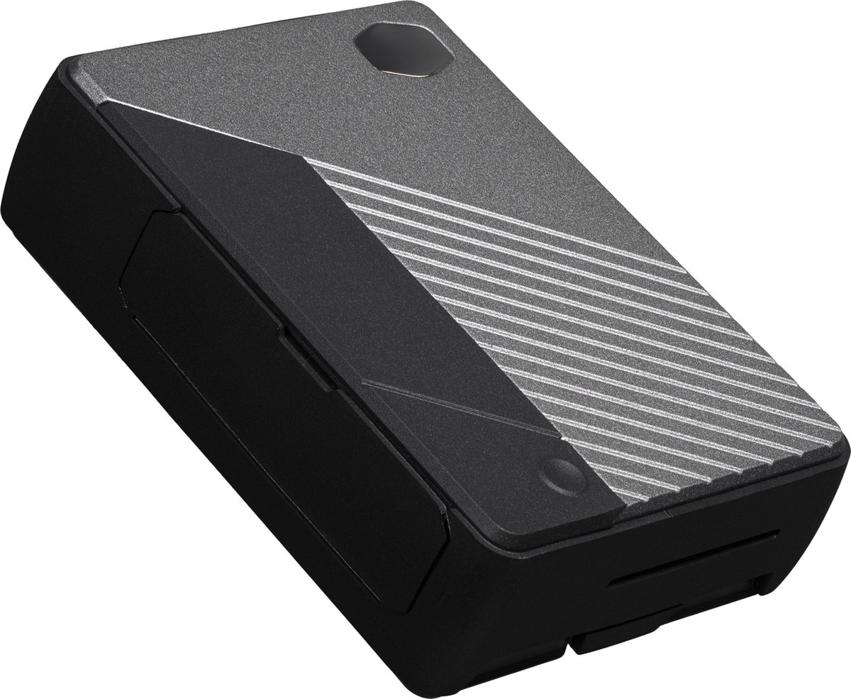 Cooler Master Pi Case 40 - voor Raspberry Pi 4 Model - aluminium - zonder voeding - zwart/grijs