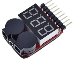 OTRONIC® LIPO tester met alarm buzzer 1S t/m 8S