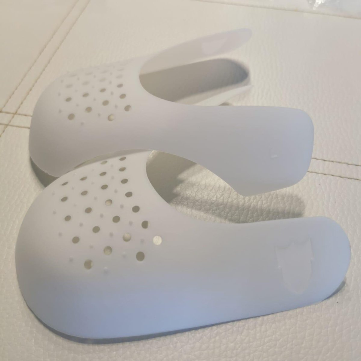 Plastic crease protector | Maat 35 t/m 39 | Wit | Anti crease - Anti kreuk - Sneaker shield - Shoe shield - PattaDrip