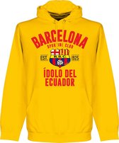 Barcelona Sport Club Established Hoodie - Geel - M