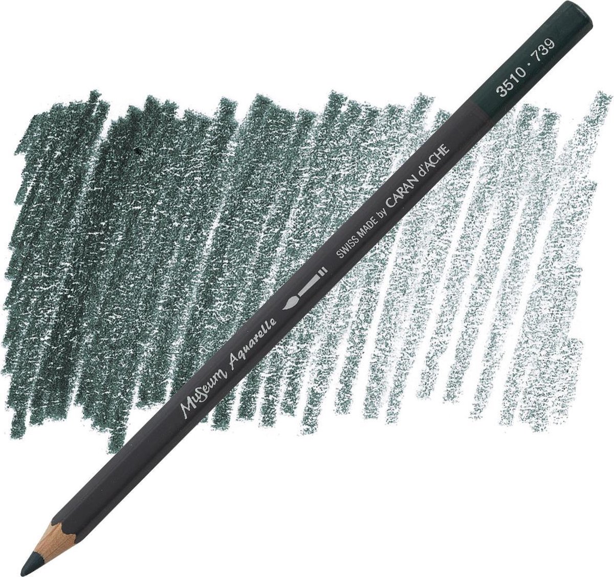 Caran d'ache Museum Aquarelle Potlood - Dark Sap Green (739)