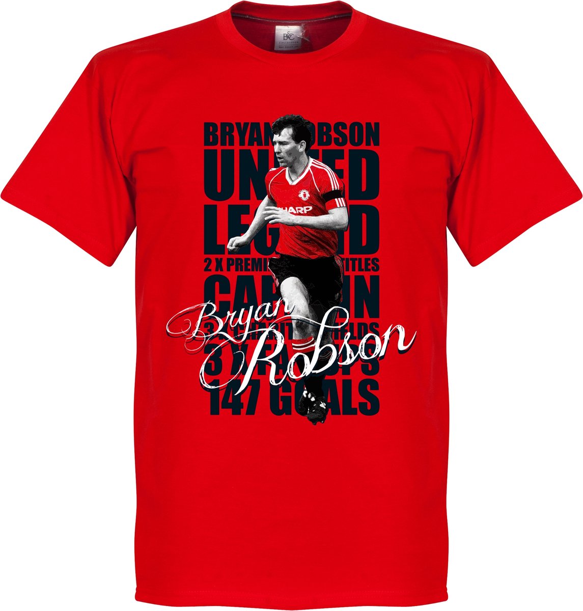 Bryan Robson Legend T-Shirt - S