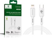 iPhone Snellader USB-C to Lightning 3.0A | Ultra Fast Oplader | 1.2m | iPhone Kabel | Snellader iPhone | Snellader Lightning