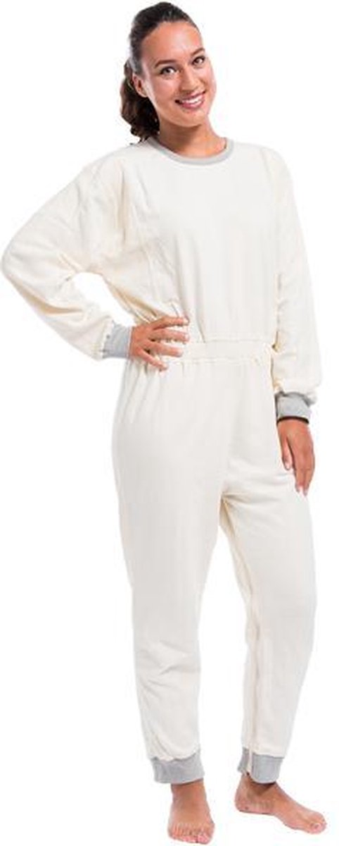Goedkoopste Dutchblue.com Hansop pyjama - Plukpak voor volwassenen - rugritssluiting - rits in het kruis
