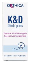 Orthica K&D Oliedruppels - vitamine K1 en D3 voor baby's - 10 ml