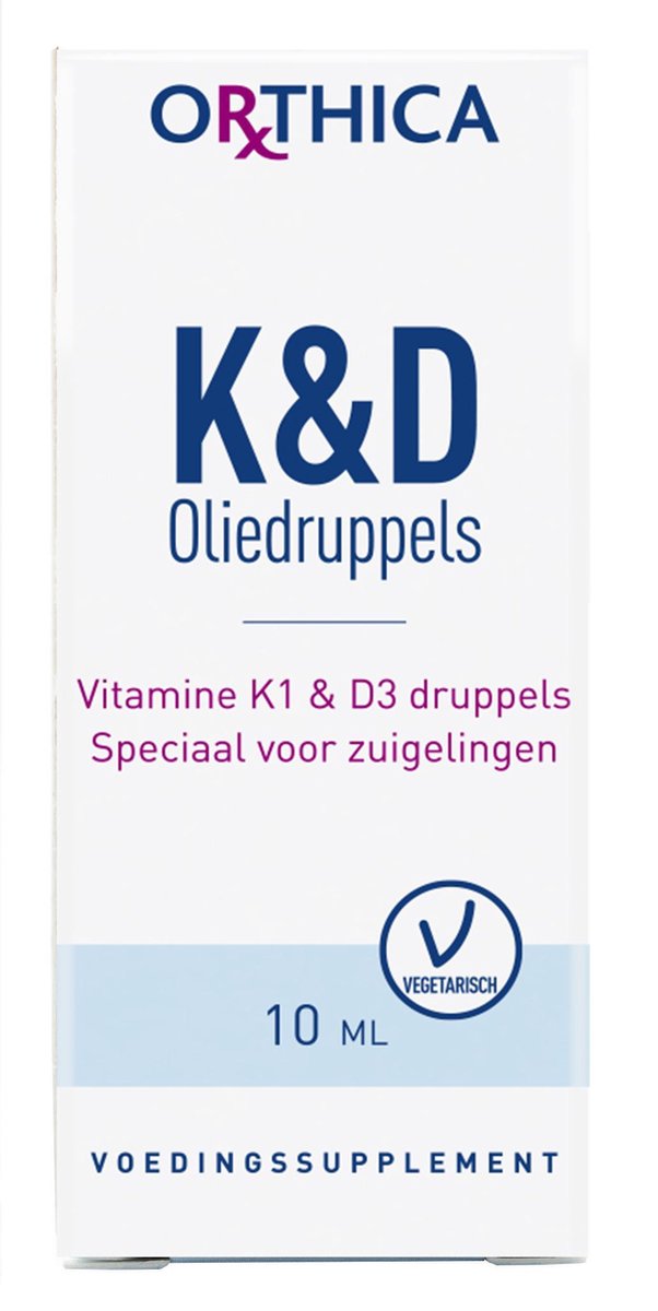 Goedkoopste Orthica K&D Oliedruppels - vitamine K1 en D3 voor baby's - 10 ml