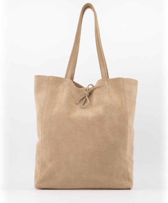 Kosmeoo Bags Dames Shopper Suède Beige | bol