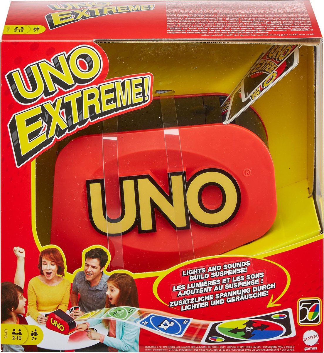 UNO Extreme - Mattel Games - vernieuwde versie - Kaartspel
