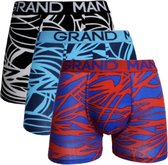 Boxershorts heren Grand man art streep 3-pak - L