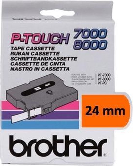 Brother Gloss Laminated Labelling Tape - 24mm TX labelprinter-tape