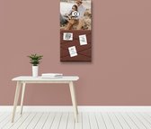 Wanddecoratie Dock Four clay (bruin) 2 panelen set 11