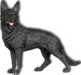 Hond Black Shepherd, zwarte herder, hondenbeeldje , figuur