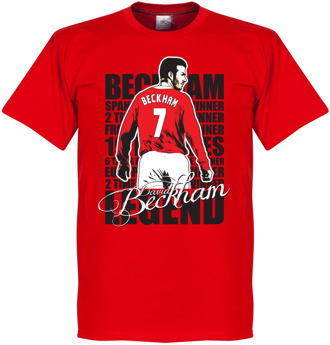 David Beckham Legend T-Shirt - Rood - L
