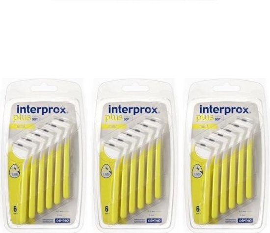 Interprox Plus Mini Ragers - 3 mm - 3 x 6 stuks | bol.com
