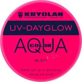 Kryolan Aquacolor UV-dayglow - UV roze