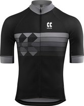 Kalas Motion Z Fietsshirt Heren Zwart/Grijs Maat 5/XL