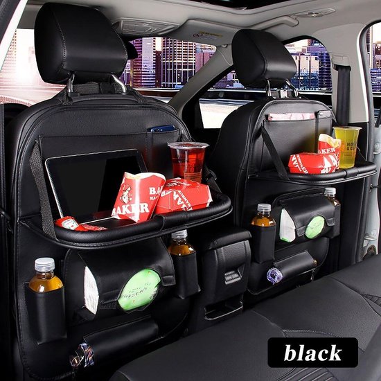 Luxe Autostoel Rugleuning Opbergtas voor iPad en opslag voor dranken,Fijn voor kinderen en vakantie van LUXE. — afbeelding 3