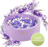 Ballenbakje.nl® Ballenbak Set met 250 ballen - Lavendel set