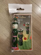 Punnikpop Groen Houten Knitting Doily Punnik