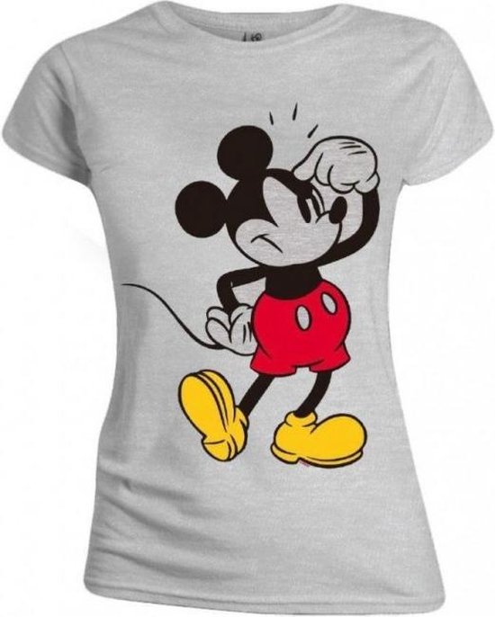 DISNEY - T-Shirt - Mickey Mouse Annoying Face - GIRL (XL)