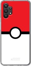 6F hoesje - geschikt voor Samsung Galaxy A32 5G -  Transparant TPU Case - Pokeball #ffffff