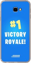 6F hoesje - geschikt voor Samsung Galaxy J4 Plus -  Transparant TPU Case - Fortnite - Victory Royale #ffffff