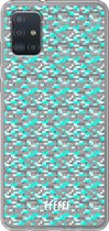 6F hoesje - geschikt voor Samsung Galaxy A52 - Transparant TPU Case - Minecraft - Diamonds! #ffffff