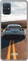 6F hoesje - geschikt voor Samsung Galaxy A52 - Transparant TPU Case - Silver Sports Car #ffffff