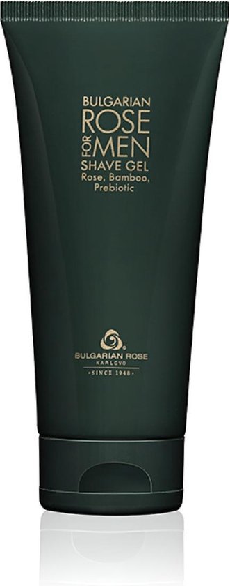 Shave gel Rose For Men | Verzachtende scheergel voor mannen met bamboe extract en 100% natuurlijke Bulgaarse rozenolie en rozenwater | Vaderdag cadeau