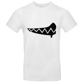 Monster teeth Heren t-shirt | monster | gebit | tanden | tandarts | cadeau | Wit